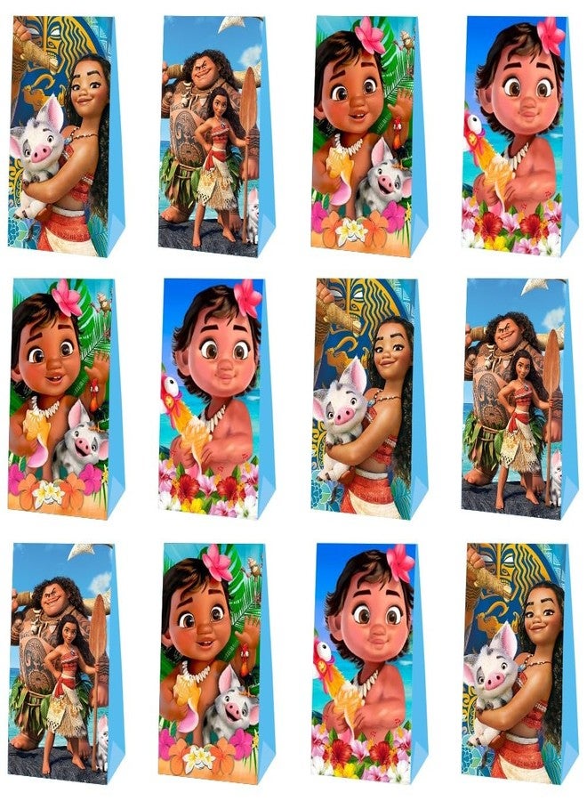 ARHAVI 12Pcs Moanana Party Gift Bags Goodie Bags for Kids Birthday Decorations Party Supplies - Image 3